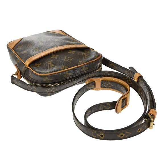 LOUIS VUITTON Danube Shoulder Bag Monogram Leather Brown France - Picture 9 of 15